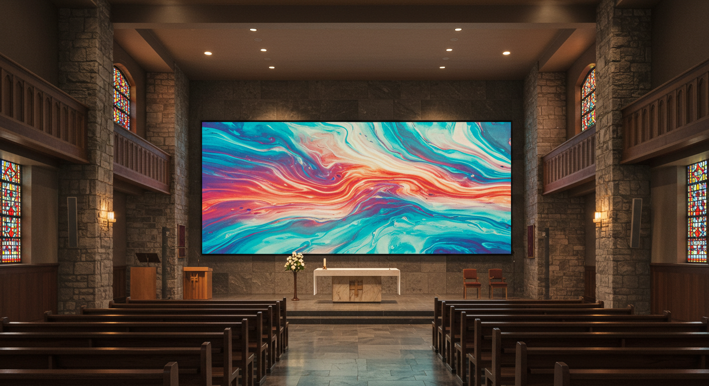 봉산교회 교육관 LED 시스템