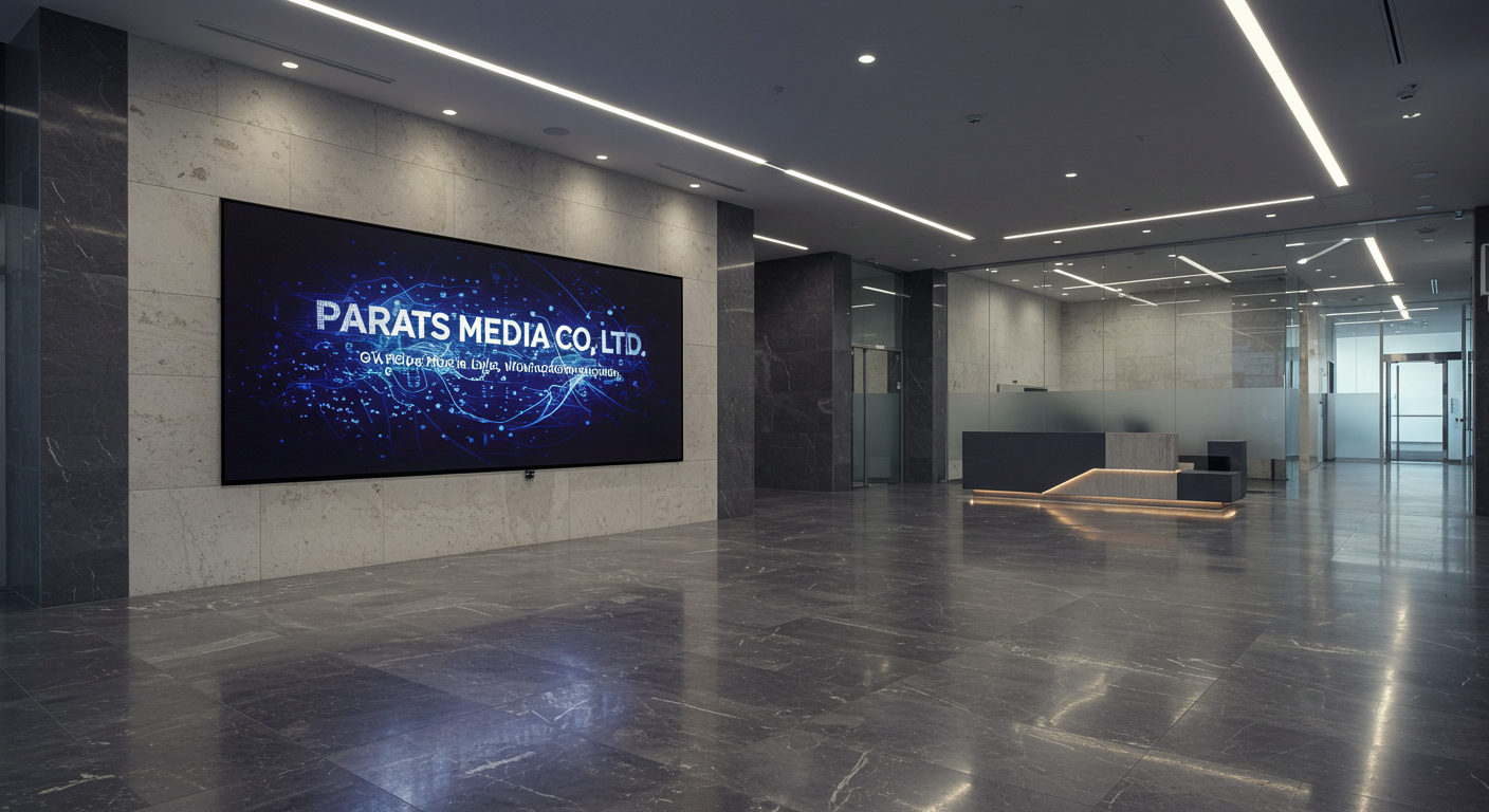 판교 IT밸리 로비 LED 스크린