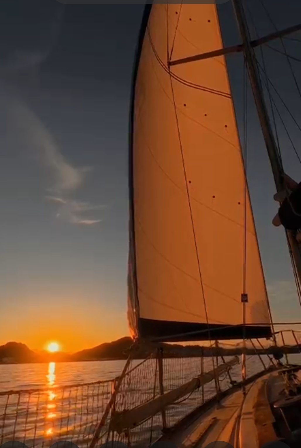 Costa de Mojacar y Macenas con puesta de sol