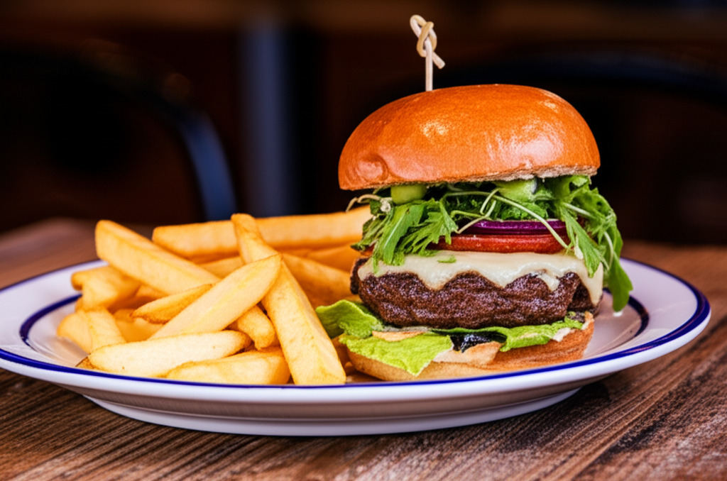 A delicious meal served at the Black Bear clubhouse