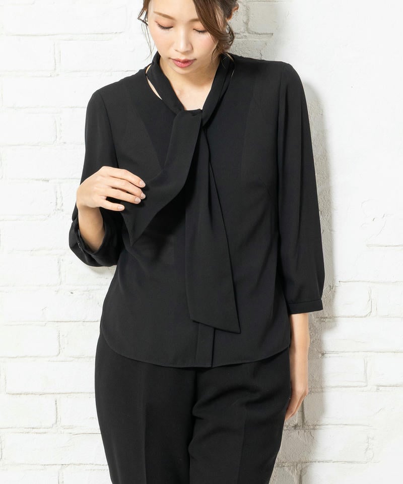 ブラックフォーマルセットアップパンツ