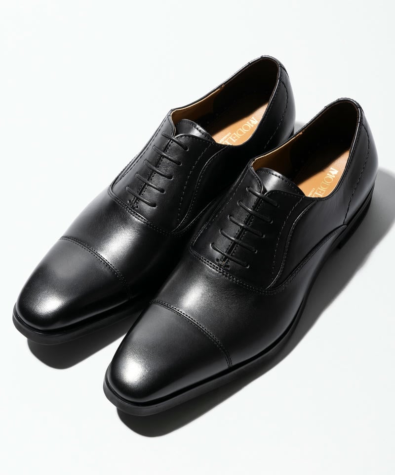 モデロ 【メンズ】内羽根スクエアトゥセミマットストレートチップシューズ モデロ 【メンズ】内羽根スクエアトゥセミマットストレートチップシューズ