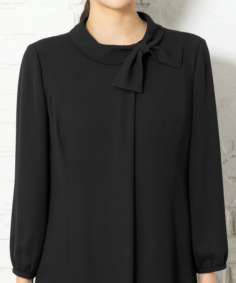 アンフィニ ジョーゼットリボンワンピース アンフィニ ジョーゼットリボンワンピース