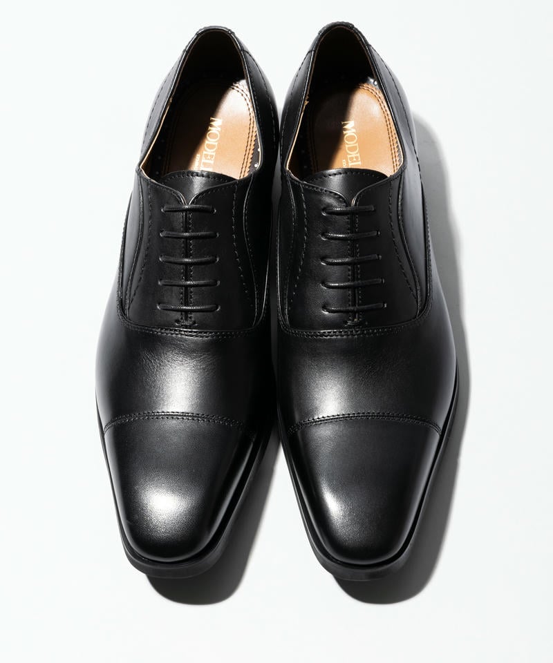 モデロ 【メンズ】内羽根スクエアトゥセミマットストレートチップシューズ モデロ 【メンズ】内羽根スクエアトゥセミマットストレートチップシューズ