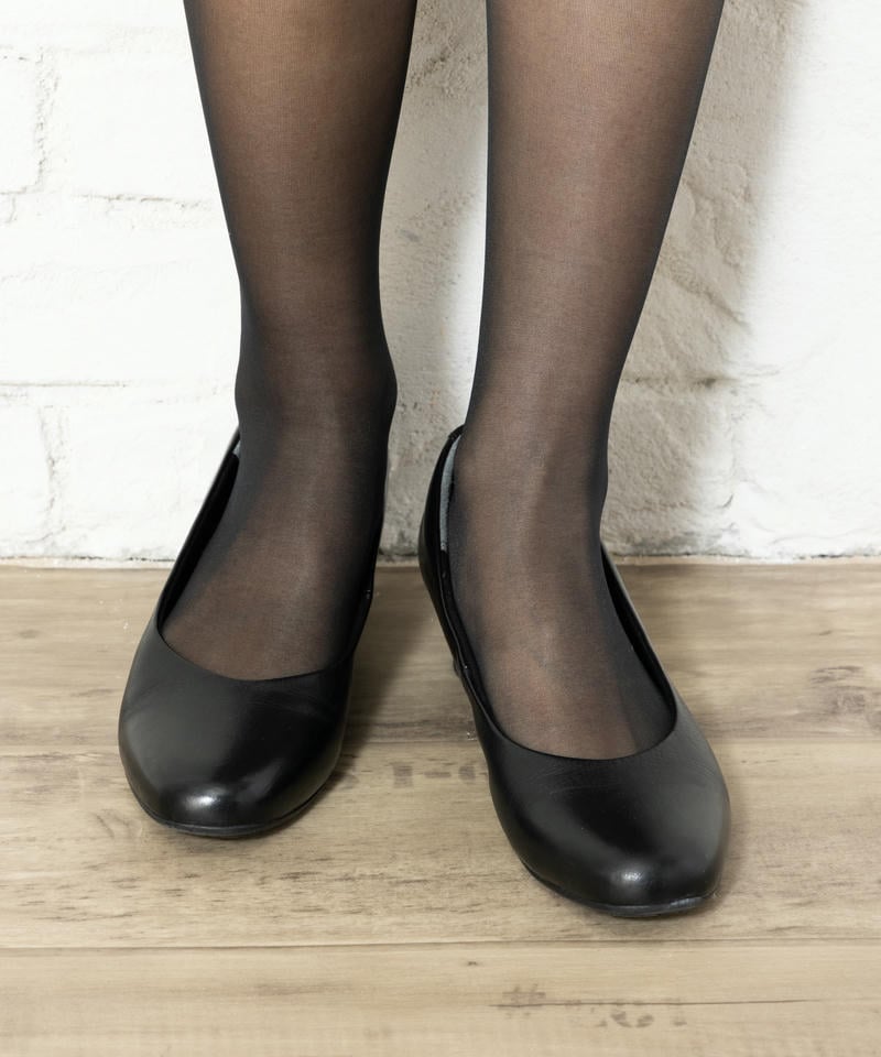 リーガル　F66RAE ラウンドトゥレザーウエッジパンプス