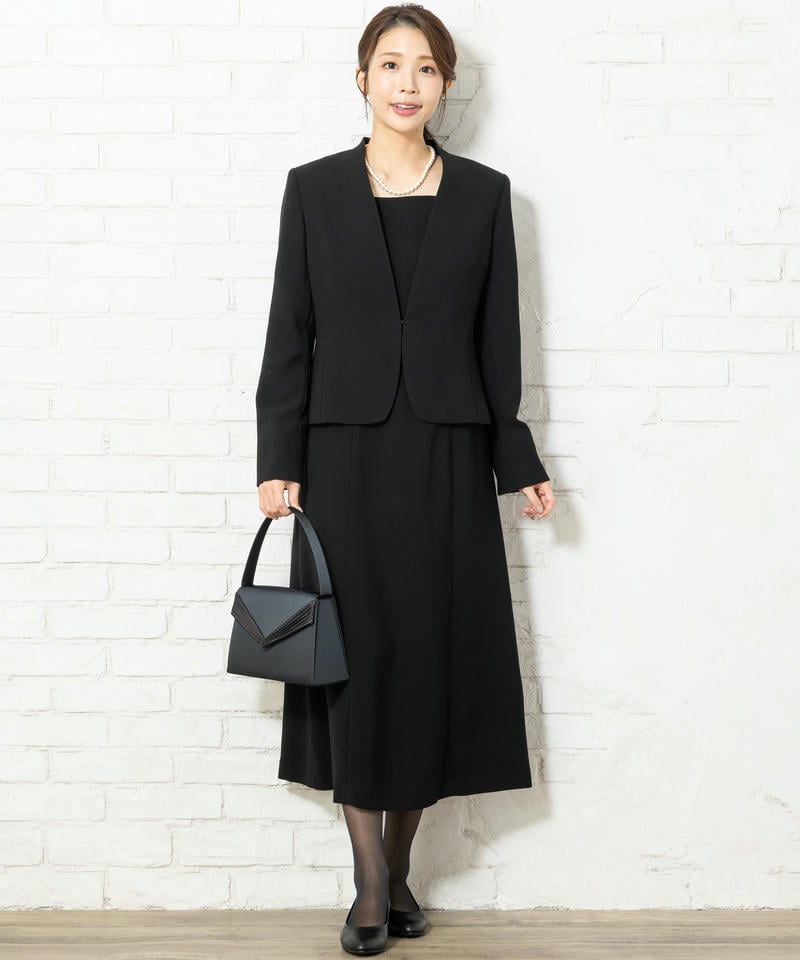 プリーツVフラップフォーマルバッグ