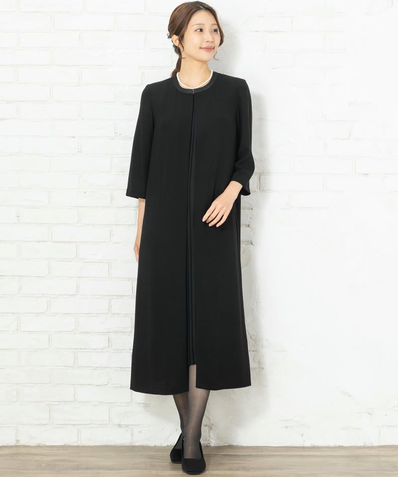 【春夏用・7点セット】センタープリーツロングワンピース 【春夏用・7点セット】センタープリーツロングワンピース