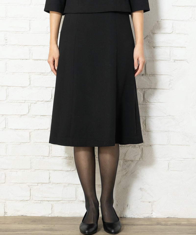 ショールカラージャケット&セミフレアワンピース