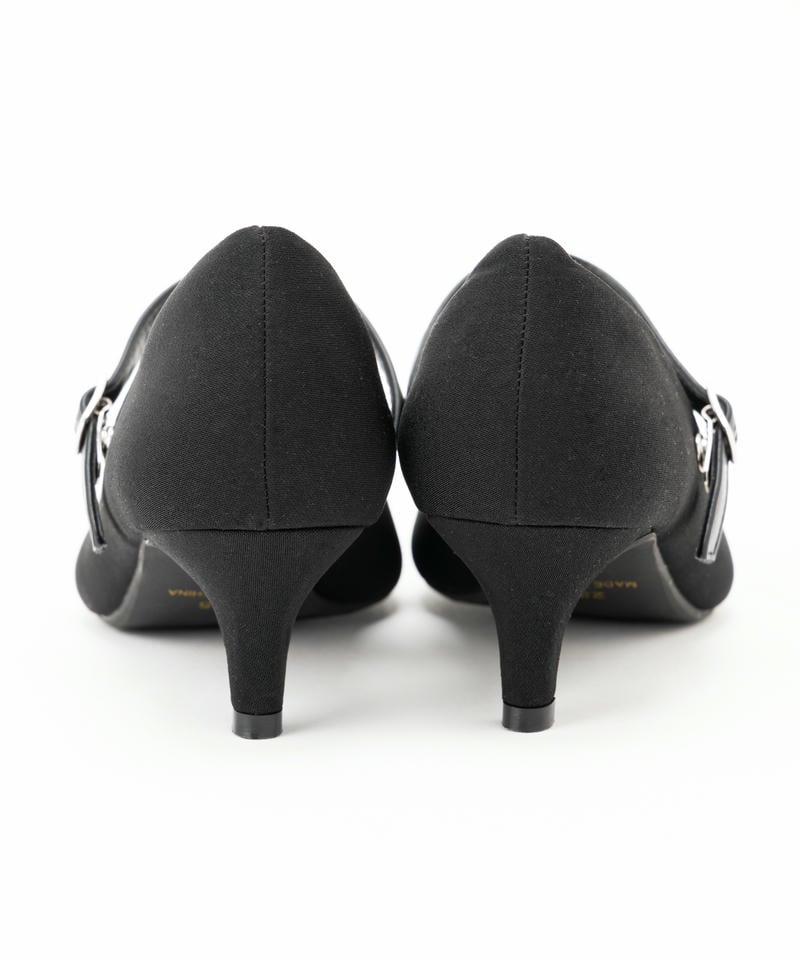 ストラップサテンパンプス ストラップサテンパンプス