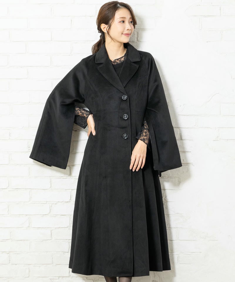 ルイルエブティック　ケープスリーブチェスターコート