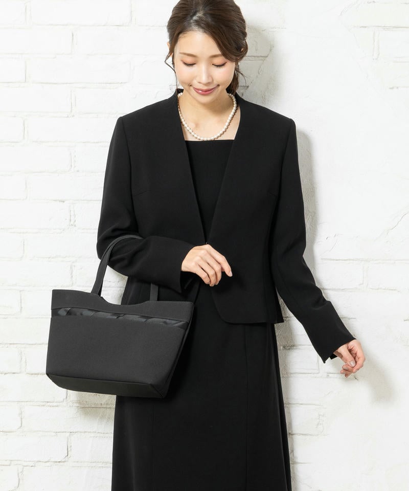 アンフィニ　グログランリボンソフトバッグ