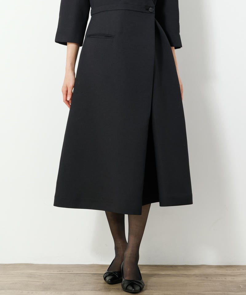 ラネリ　ダブルクロスAラインワンピース