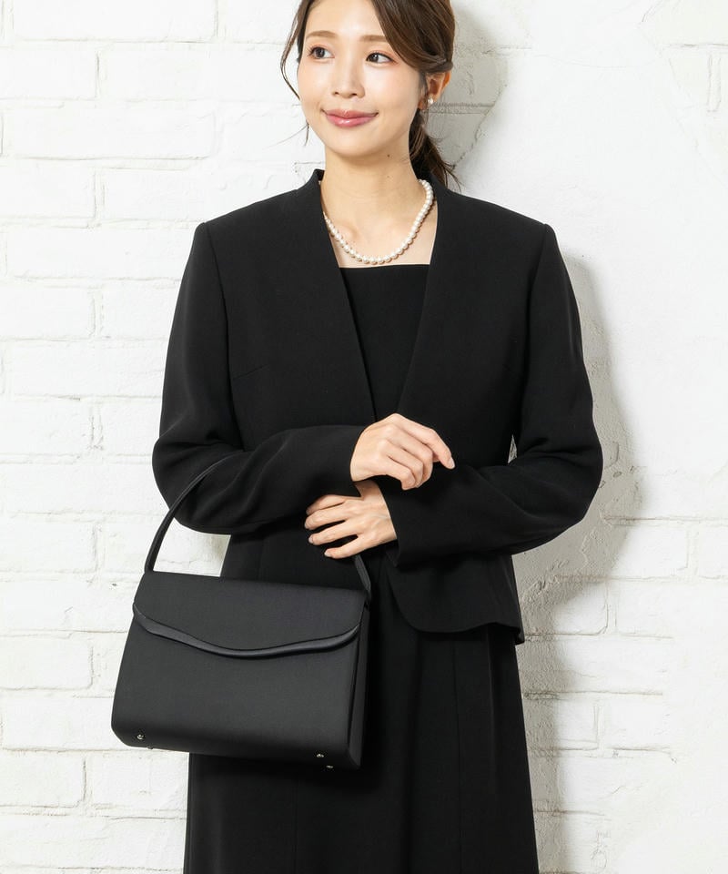 ウェーブスカラップ・グログランフォーマルバッグ ウェーブスカラップ・グログランフォーマルバッグ