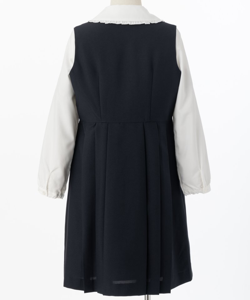 キャサリンコテージ【キッズ】フリルカラーブラウス&ボレロ付ジャンパースカート/ゆったり130㎝