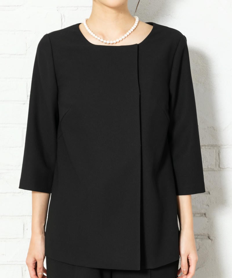 ロングブラウス&セミワイドパンツスーツ/S(7号) ロングブラウス&セミワイドパンツスーツ/S(7号)