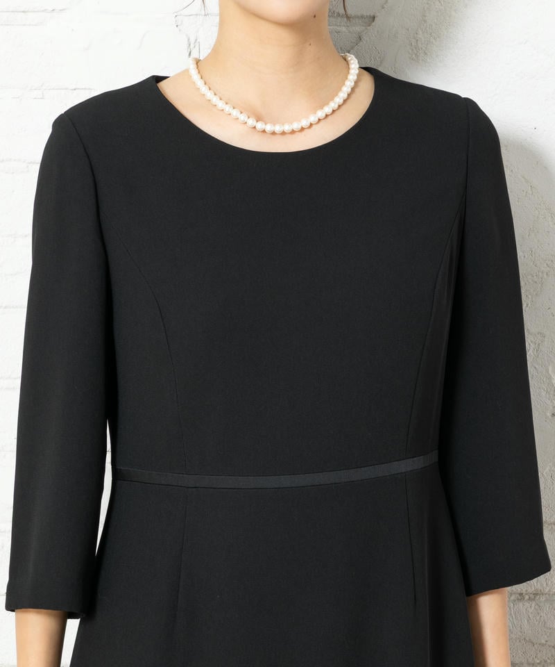 ソリテール【8点セット】サテン切り替えノーカラージャケットアンサンブルセット