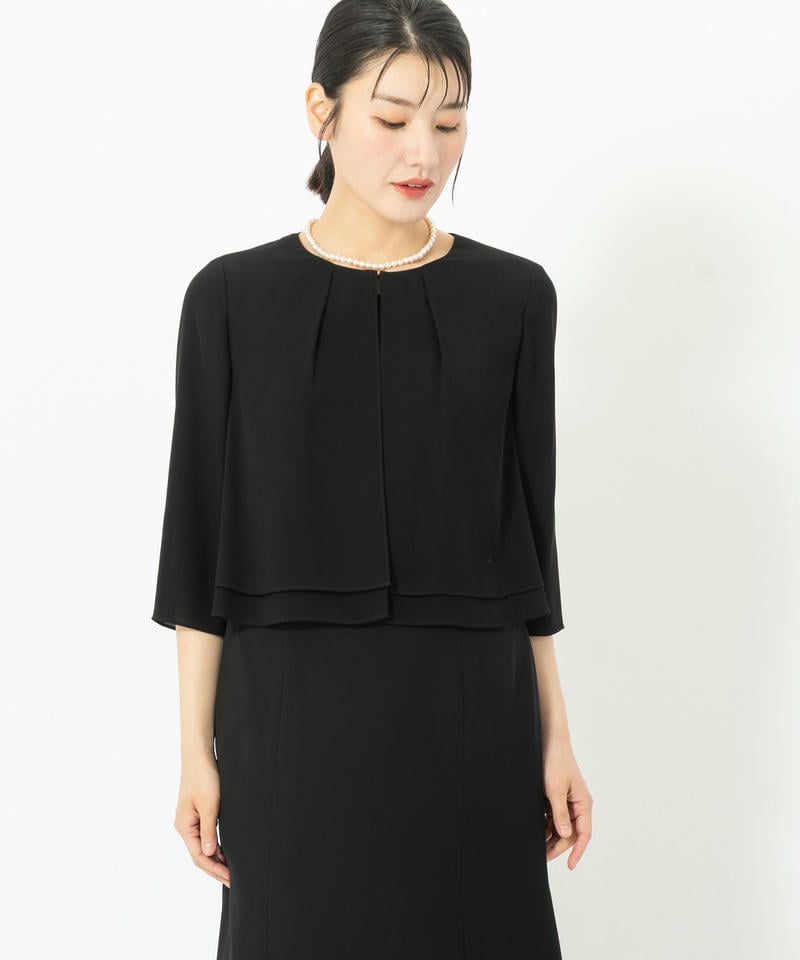 【春夏用・7点セット】アンサンブル風ロング丈ワンピース 【春夏用・7点セット】アンサンブル風ロング丈ワンピース