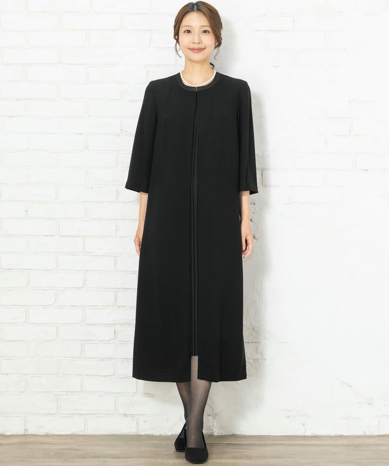 【春夏用・7点セット】センタープリーツロングワンピース 【春夏用・7点セット】センタープリーツロングワンピース