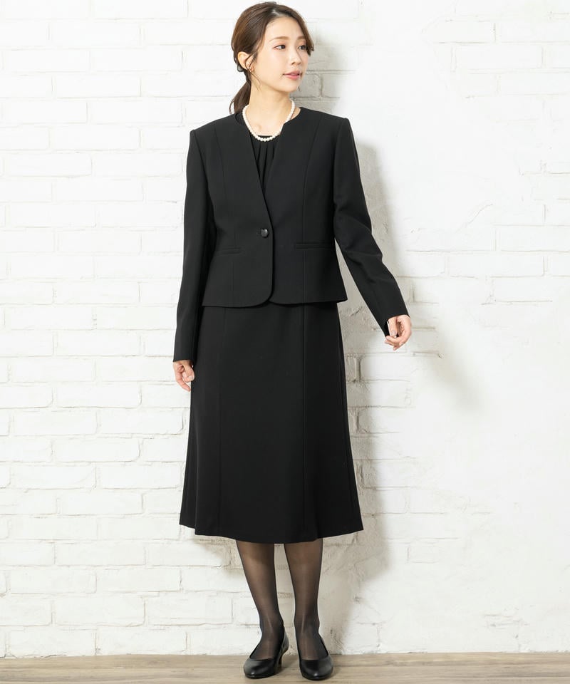 ダーバン バーズアイ・ストレッチジャケット&ブラウジングワンピース ダーバン バーズアイ・ストレッチジャケット&ブラウジングワンピース