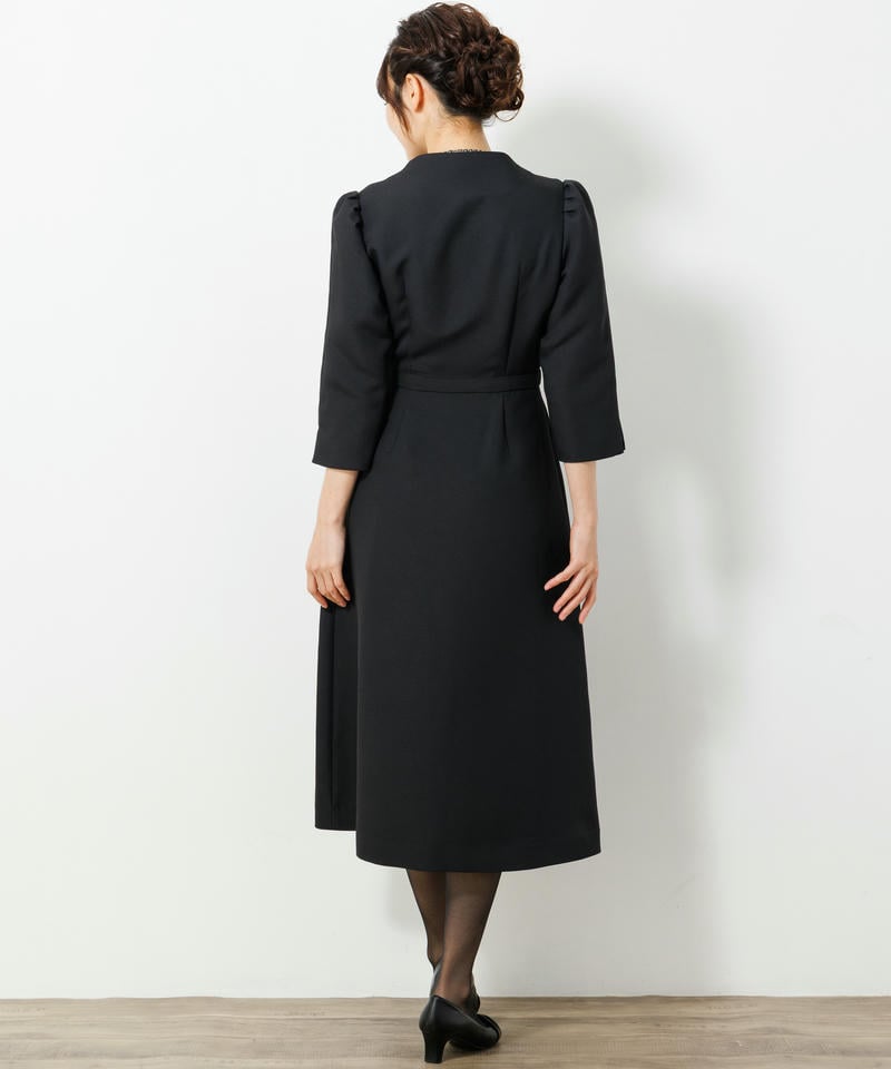 ラネリ　ダブルクロスAラインワンピース