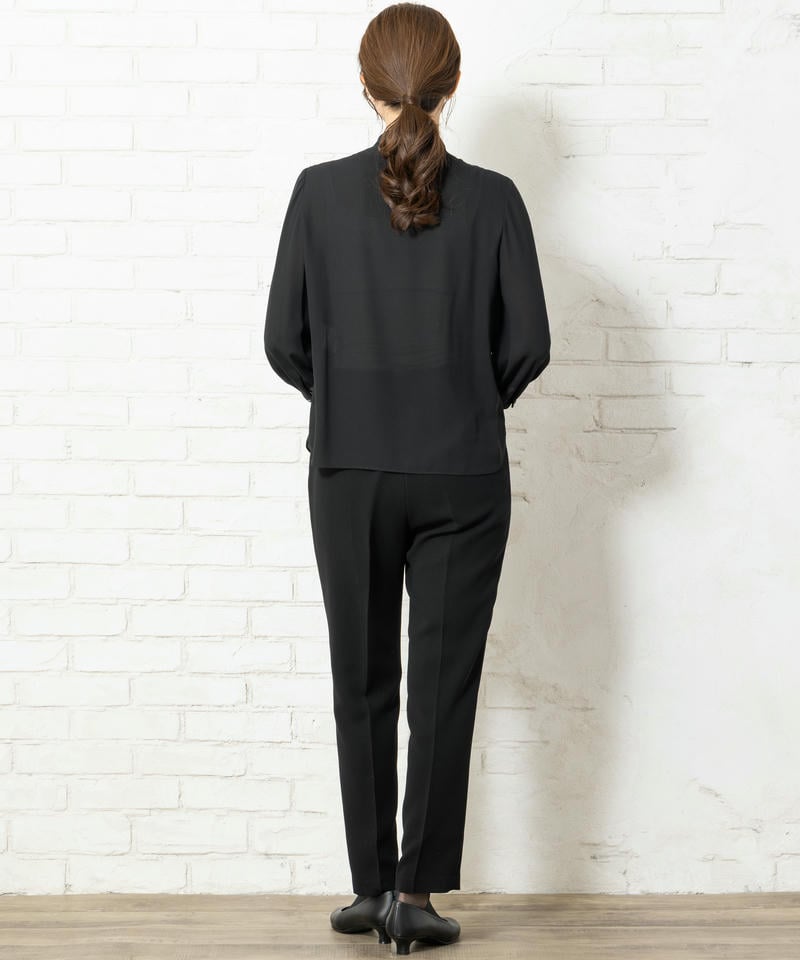 ブラックフォーマルセットアップパンツ