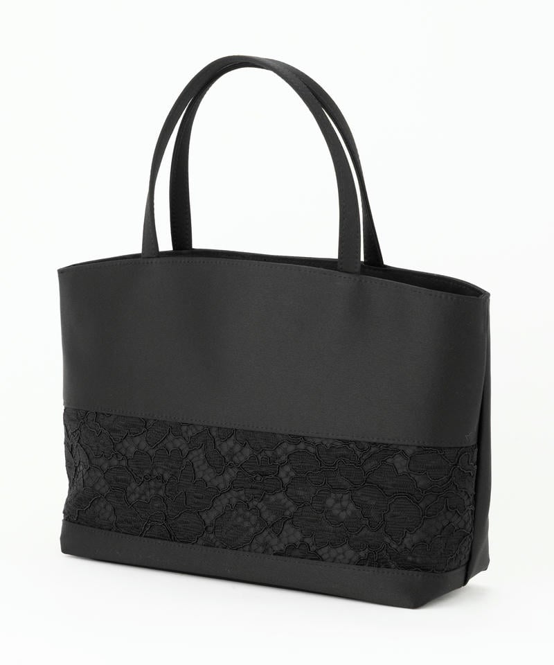 アンフィニ　レース切替ソフトトートバッグ