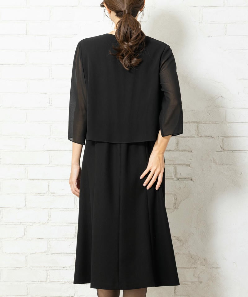 ダーバン バーズアイ・ストレッチジャケット&ブラウジングワンピース ダーバン バーズアイ・ストレッチジャケット&ブラウジングワンピース