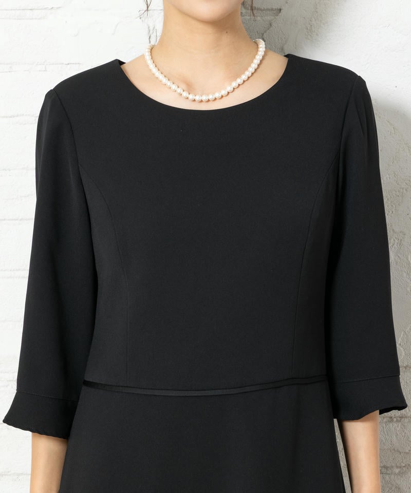 【8点セット】1つボタンラウンドテーラードジャケット&Aラインワンピース