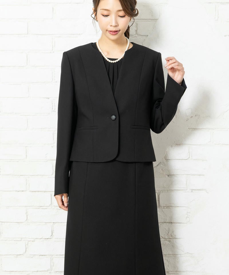 ダーバン バーズアイ・ストレッチジャケット&ブラウジングワンピース ダーバン バーズアイ・ストレッチジャケット&ブラウジングワンピース