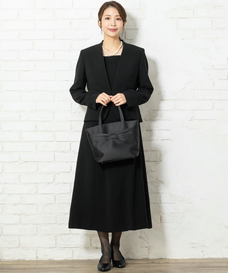 リボンデザインソフトトートバッグ