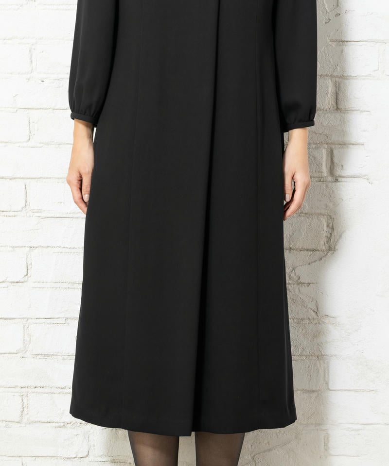 アンフィニ ジョーゼットリボンワンピース アンフィニ ジョーゼットリボンワンピース