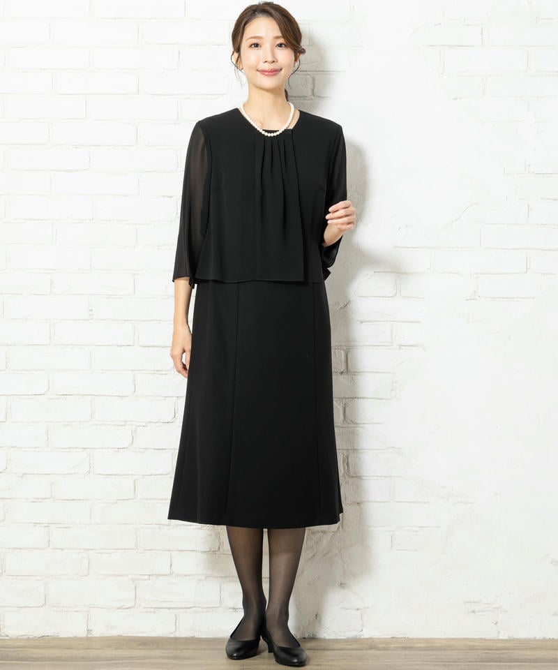 ダーバン バーズアイ・ストレッチジャケット&ブラウジングワンピース ダーバン バーズアイ・ストレッチジャケット&ブラウジングワンピース