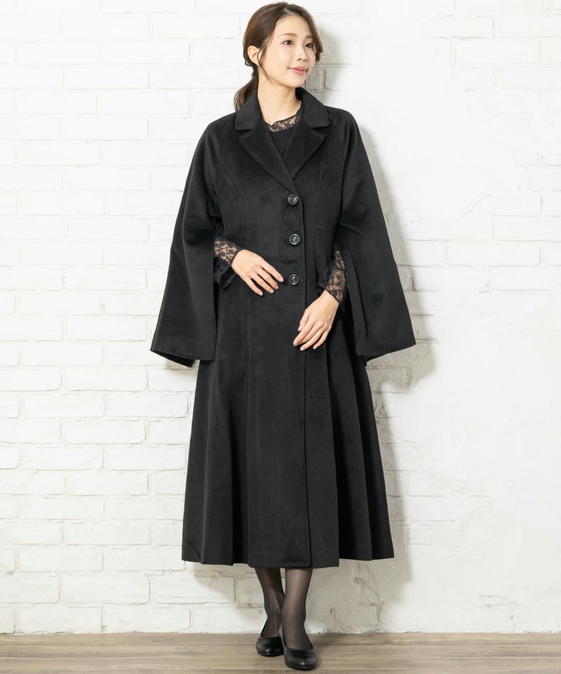 ルイルエブティック　ケープスリーブチェスターコート