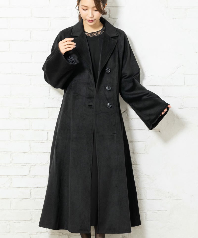 ルイルエブティック　ケープスリーブチェスターコート