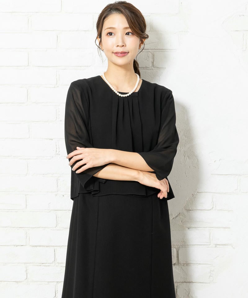 ダーバン バーズアイ・ストレッチジャケット&ブラウジングワンピース ダーバン バーズアイ・ストレッチジャケット&ブラウジングワンピース