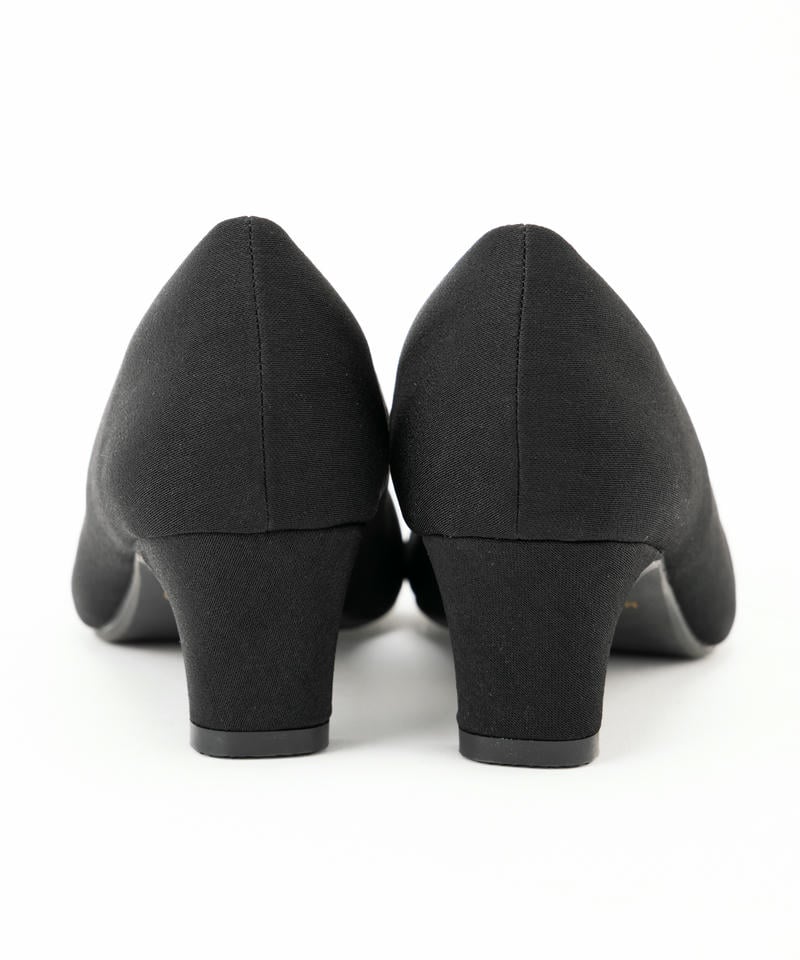 スクエアトゥ5cmプレートヒールパンプス スクエアトゥ5cmプレートヒールパンプス