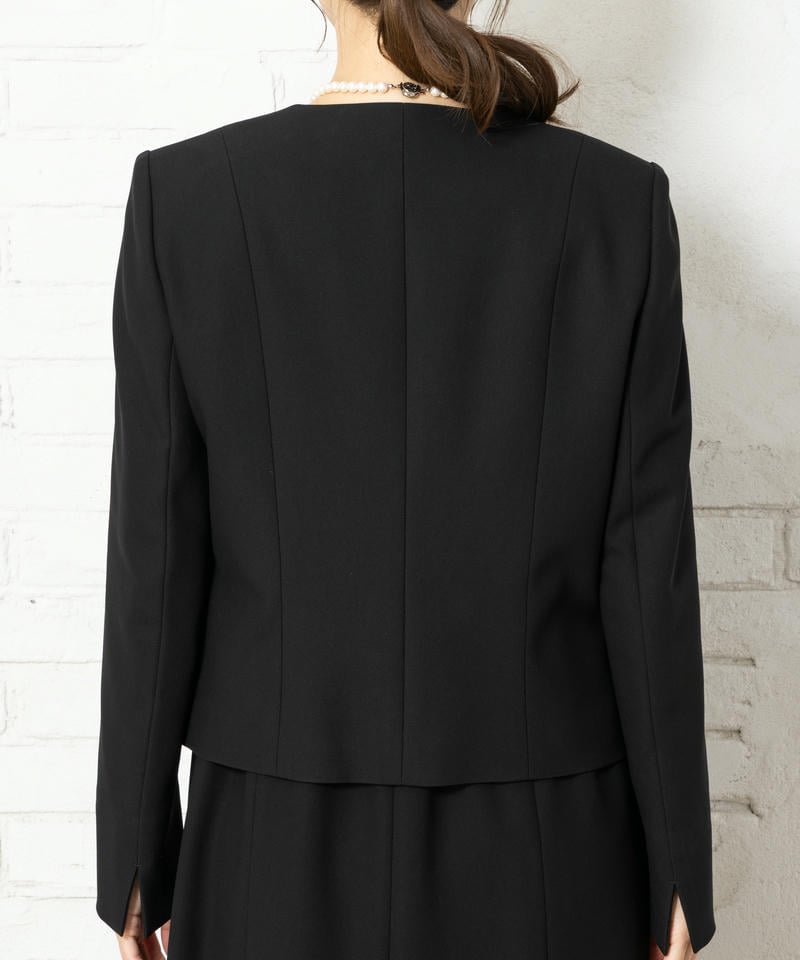 ダーバン バーズアイ・ストレッチジャケット&ブラウジングワンピース ダーバン バーズアイ・ストレッチジャケット&ブラウジングワンピース