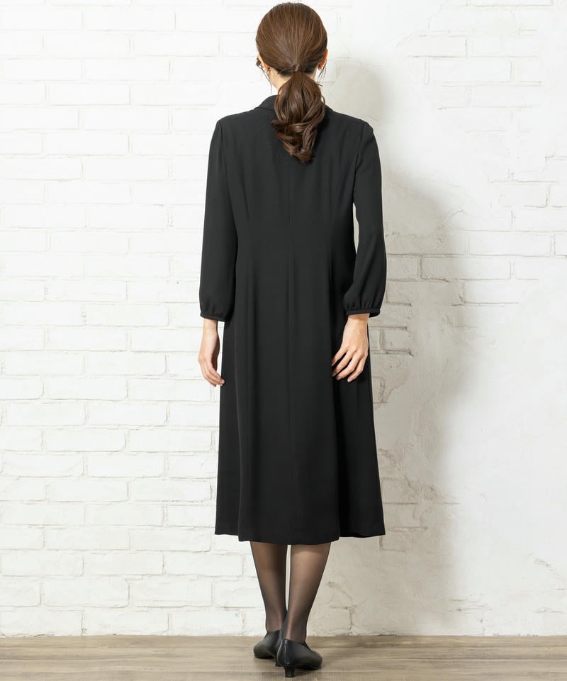 アンフィニ ジョーゼットリボンワンピース アンフィニ ジョーゼットリボンワンピース