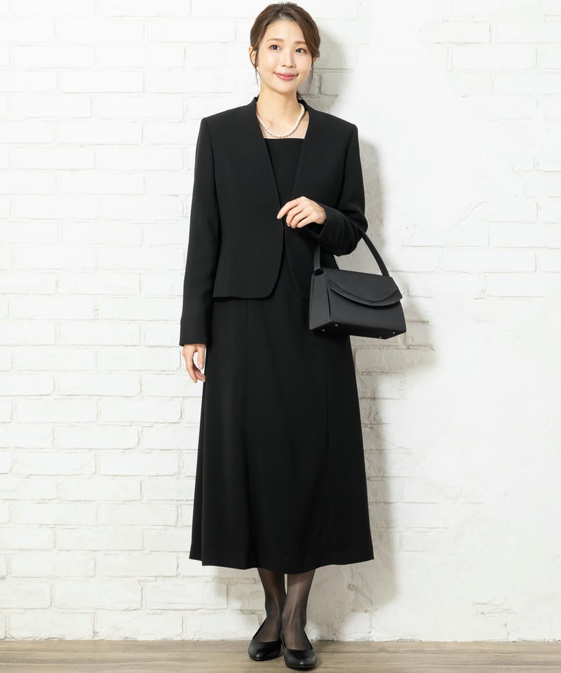 切替リボン風フォーマルバッグ