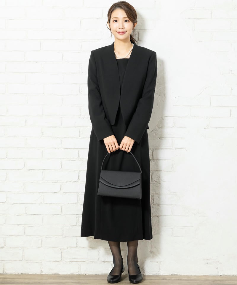 切替リボン風フォーマルバッグ