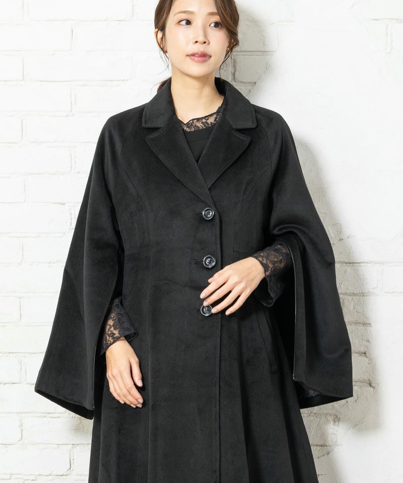 ルイルエブティック　ケープスリーブチェスターコート