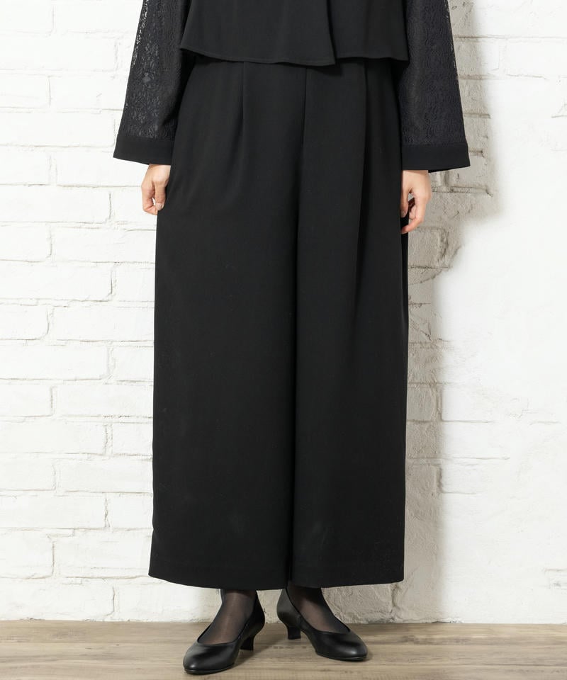 エメ　レーススリーブパンツスタイルオールインワン