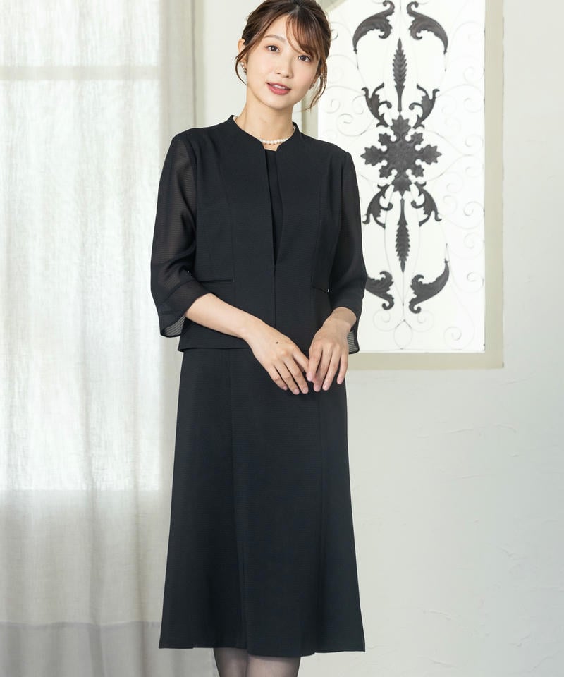 ダーバン　【春夏用・7点セット】絽紗織フォーマルワンピース