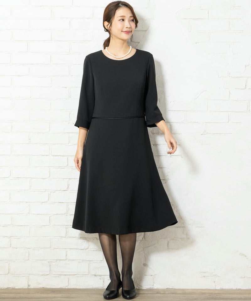 【8点セット】1つボタンラウンドテーラードジャケット&Aラインワンピース