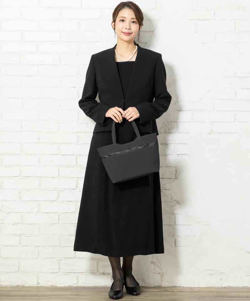 アンフィニ　グログランリボンソフトバッグ