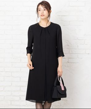 CARETTE; カレット【ストッキング付・春夏用8点セット】シフォンジョーゼットガウン風ワンピース