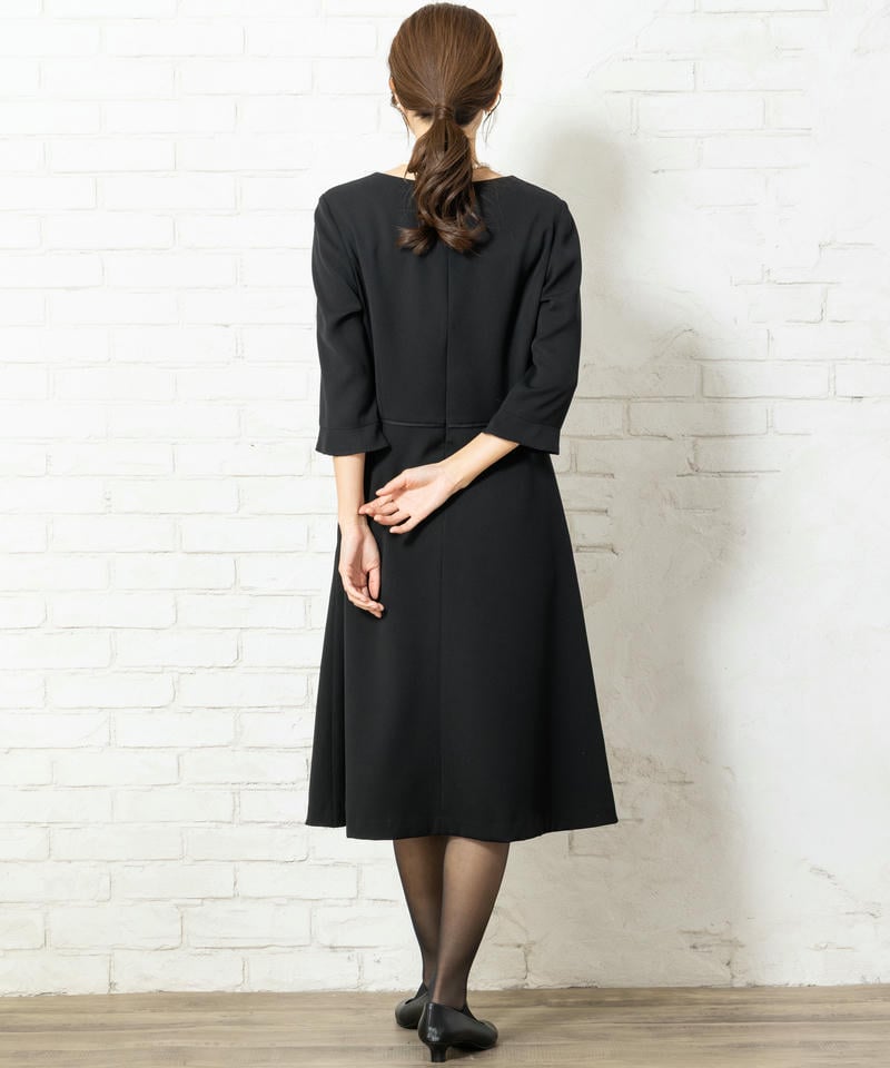 【8点セット】1つボタンラウンドテーラードジャケット&Aラインワンピース