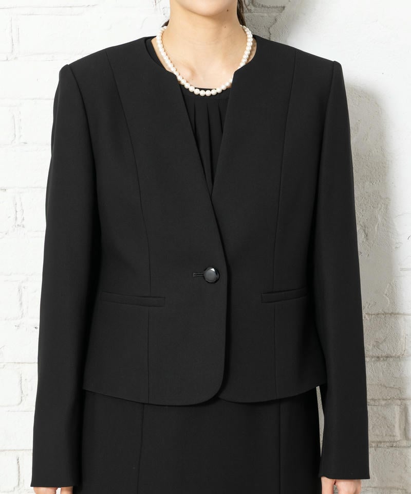 ダーバン バーズアイ・ストレッチジャケット&ブラウジングワンピース ダーバン バーズアイ・ストレッチジャケット&ブラウジングワンピース