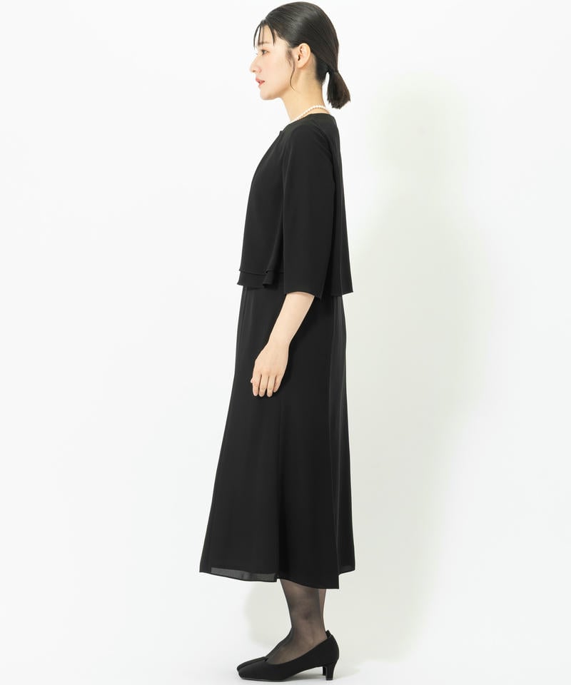 【春夏用・7点セット】アンサンブル風ロング丈ワンピース 【春夏用・7点セット】アンサンブル風ロング丈ワンピース