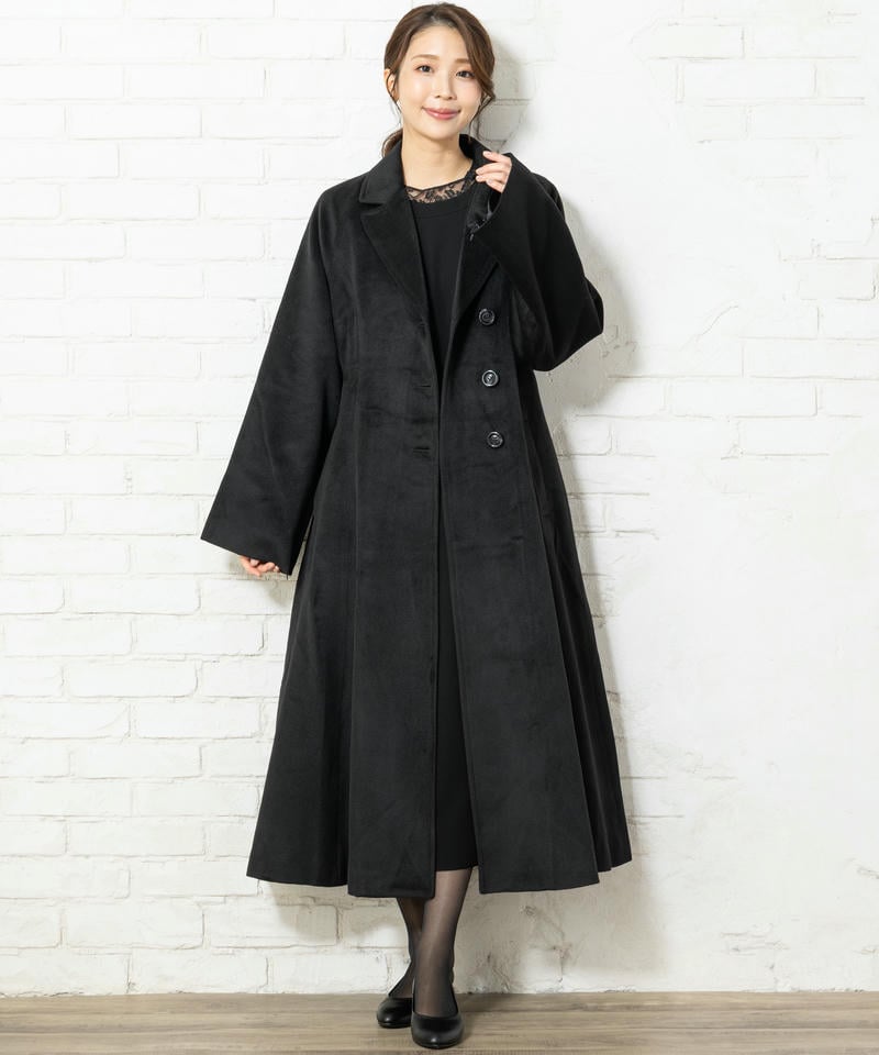 ルイルエブティック　ケープスリーブチェスターコート